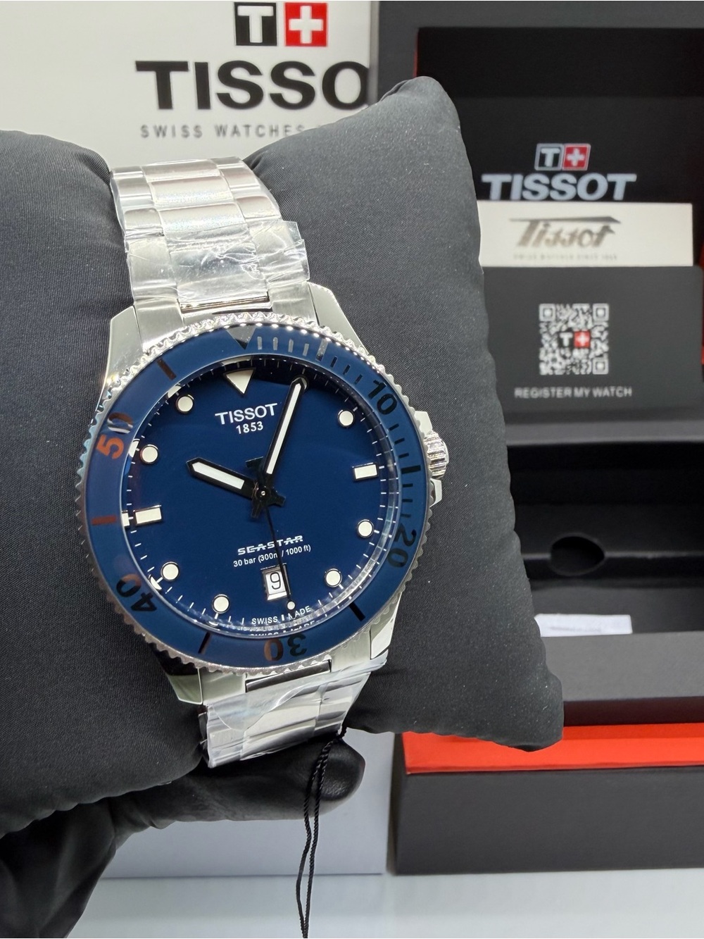 Tissot Seastar 1000 Blue 40mm Quartz Watch Ref: T120.410.11.041.00